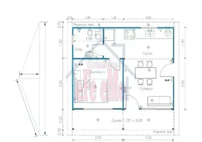 plano vivienda americana