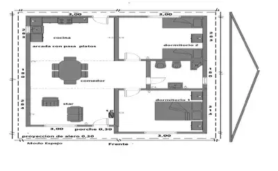 plano vivienda americana