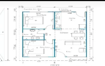 plano vivienda americana